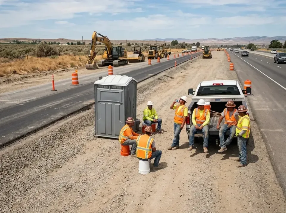 highway-road-construction-crew-007 — frequently asked questions, Porta Potty and Restroom Rentals in Lawrence, KS